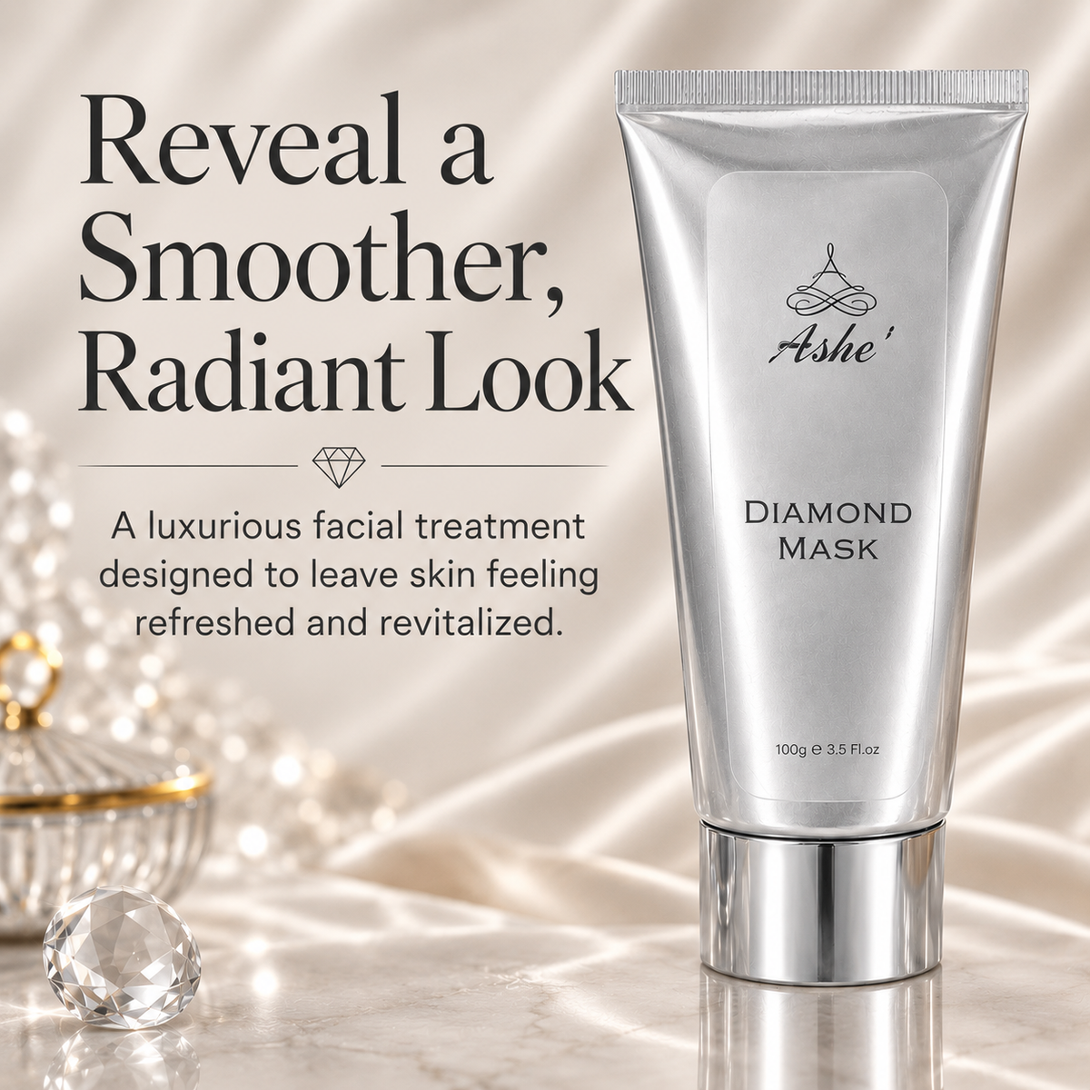 Ashé Diamond Mask – Firming & Radiance Face Mask