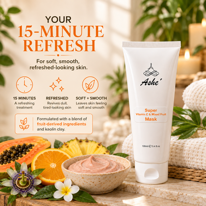 Ashé Super Vitamin C & Mixed Fruit Face Mask