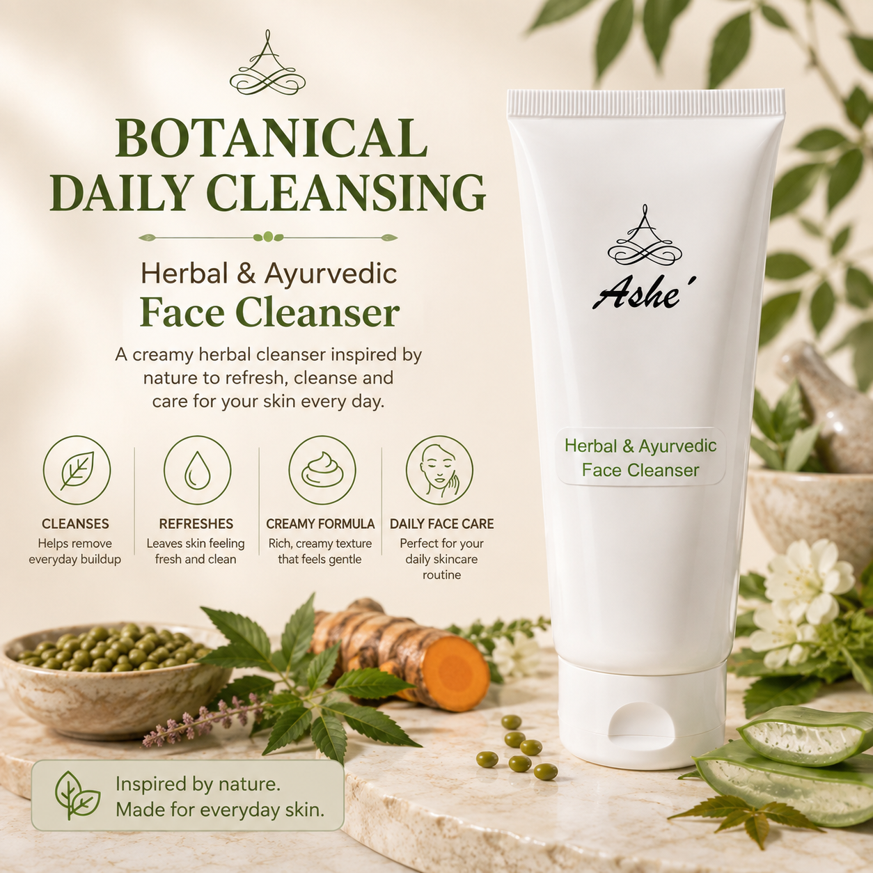 Ashé Herbal & Ayurvedic Face Cleanser