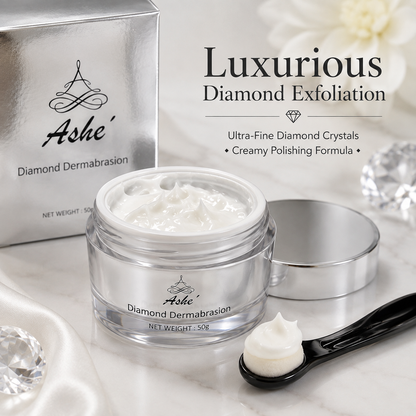 Ashé Diamond Dermabrasion – Exfoliating & Smoothing Facial Cream, 50g