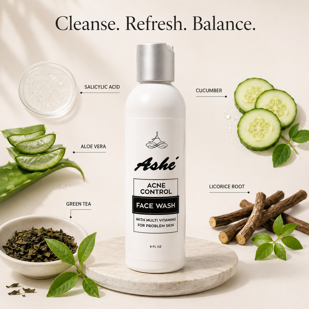 Ashé Acne Control Face Wash