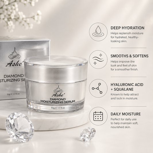 Ashé Diamond Moisturizing Serum – Hydrating Face Serum