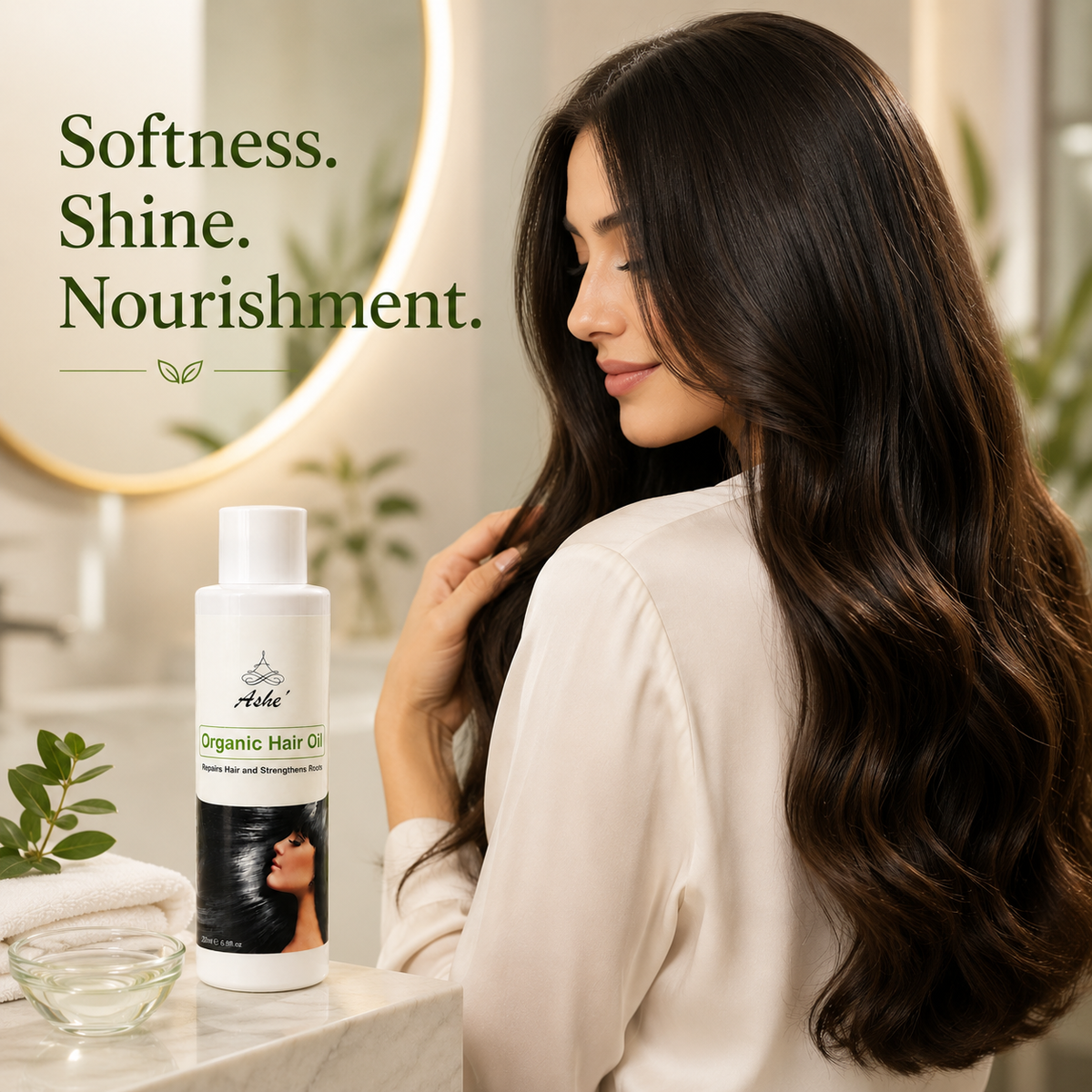 Ashé Organic Hair Oil – Nourishing Scalp & Hair Treatment