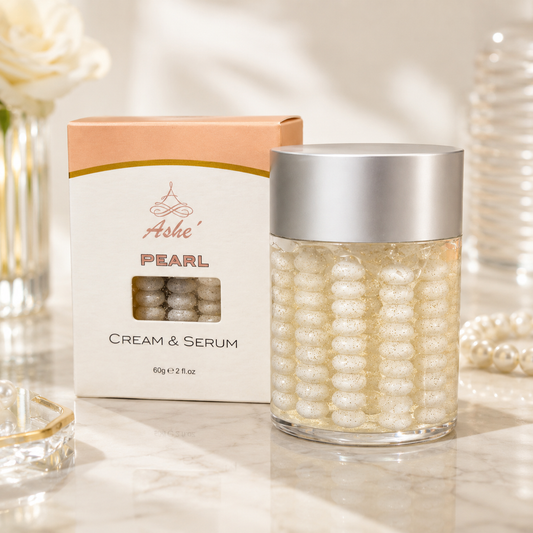 Ashé Pearl Cream & Serum – Hydrating Pearl Facial Treatment