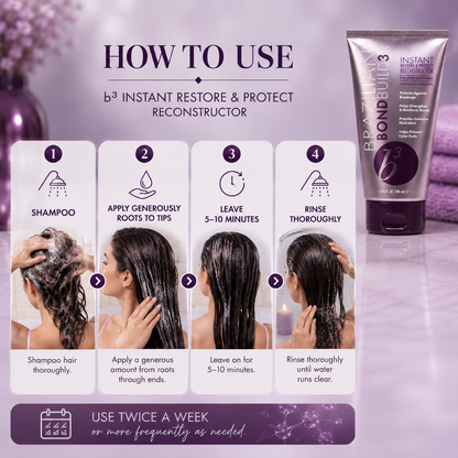 b³ Brazilian Bond Builder Instant Restore & Protect Reconstructor 6 oz