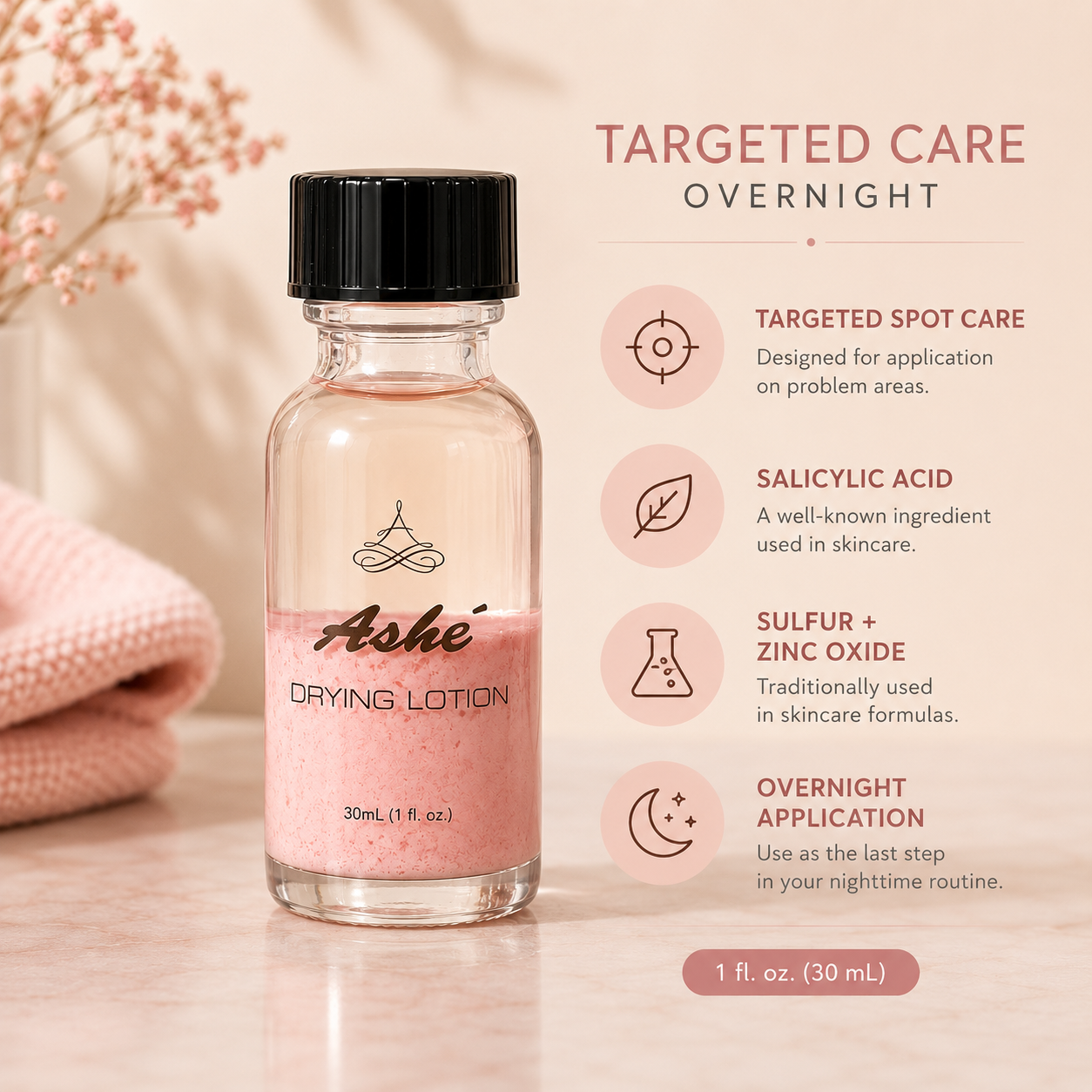 Ashé Acne Control Drying Lotion