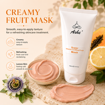 Ashé Super Vitamin C & Mixed Fruit Face Mask
