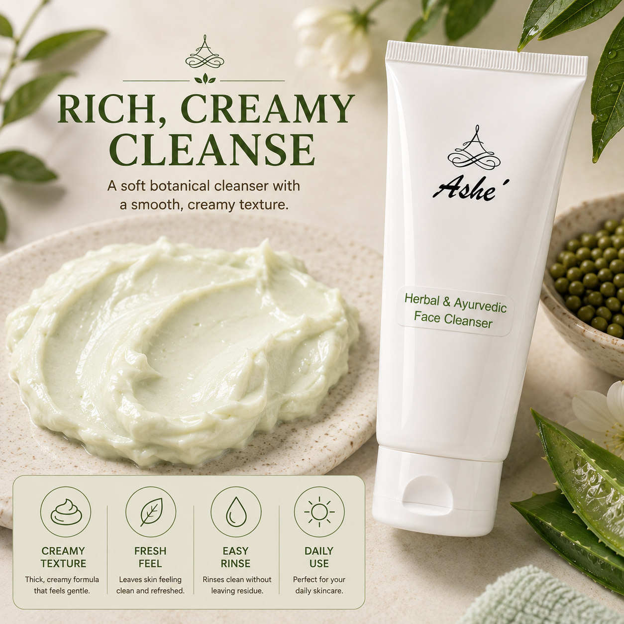 Ashé Herbal & Ayurvedic Face Cleanser