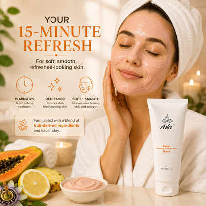 Ashé Super Vitamin C & Mixed Fruit Face Mask