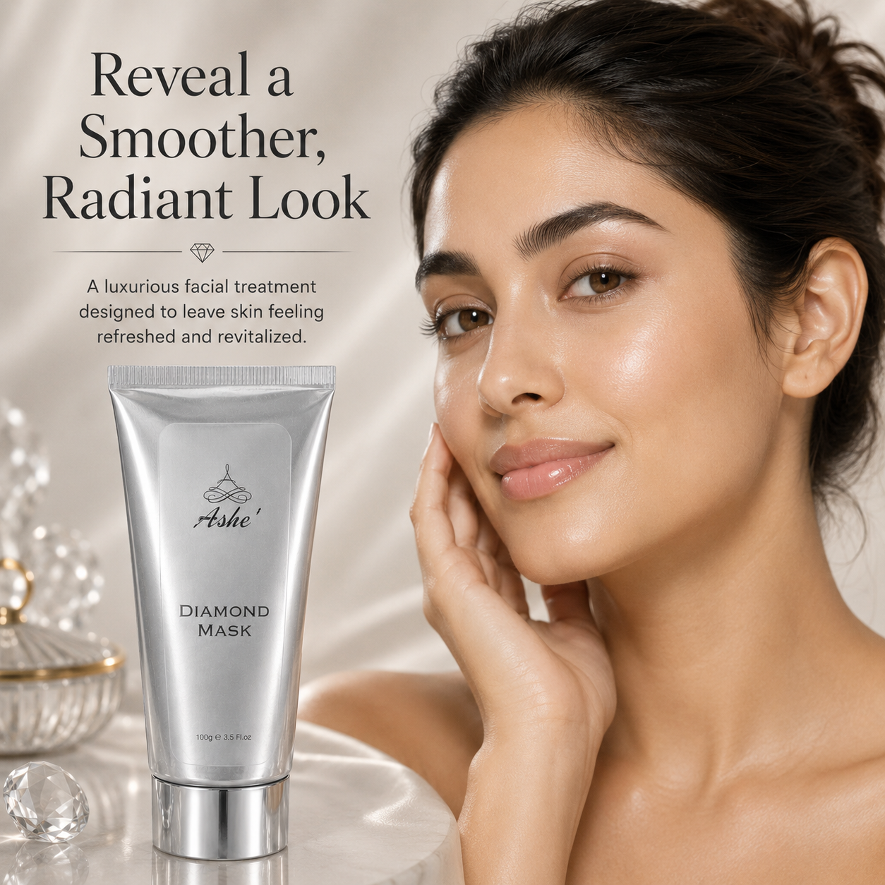 Ashé Diamond Mask – Firming & Radiance Face Mask