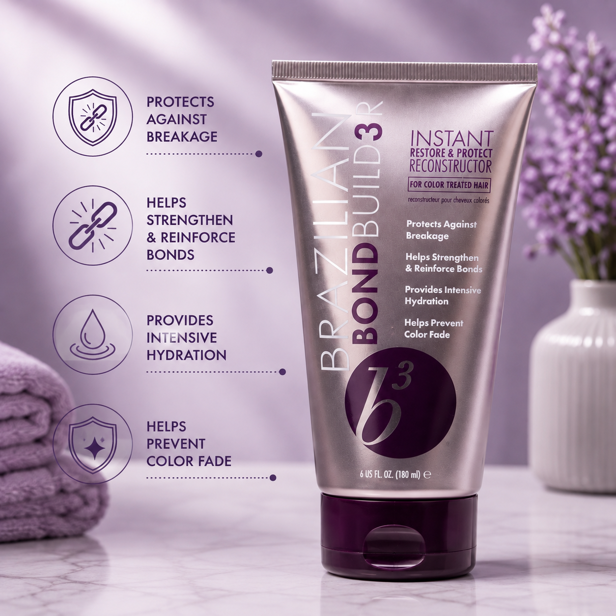 b³ Brazilian Bond Builder Instant Restore & Protect Reconstructor 6 oz