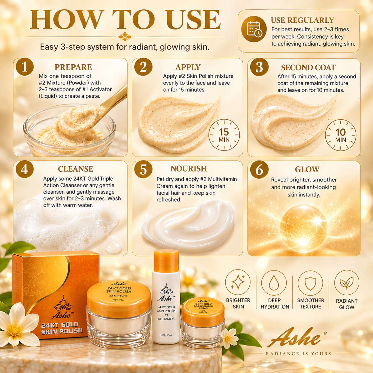 24K Gold Skin Polish