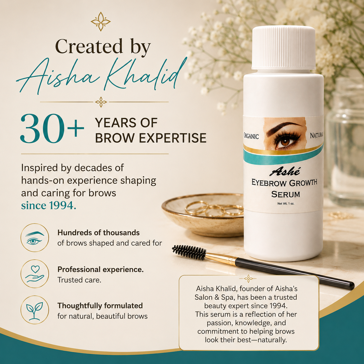 Ashé Eyebrow Growth Serum