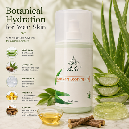Ashé Aloe Vera Soothing Gel – Hydrating & Calming Skin Gel