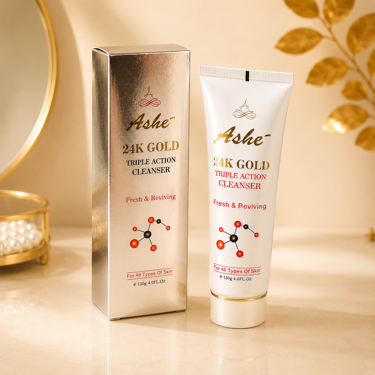 24K Gold Triple Action Cleanser