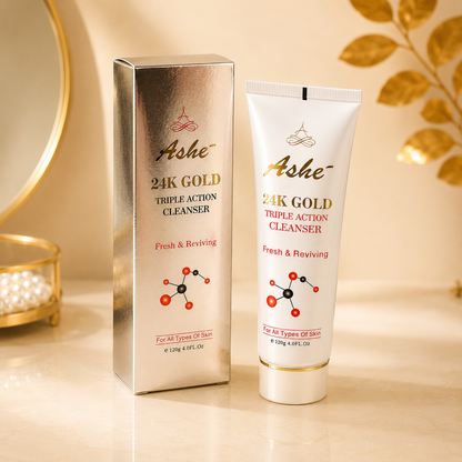 24K Gold Triple Action Cleanser