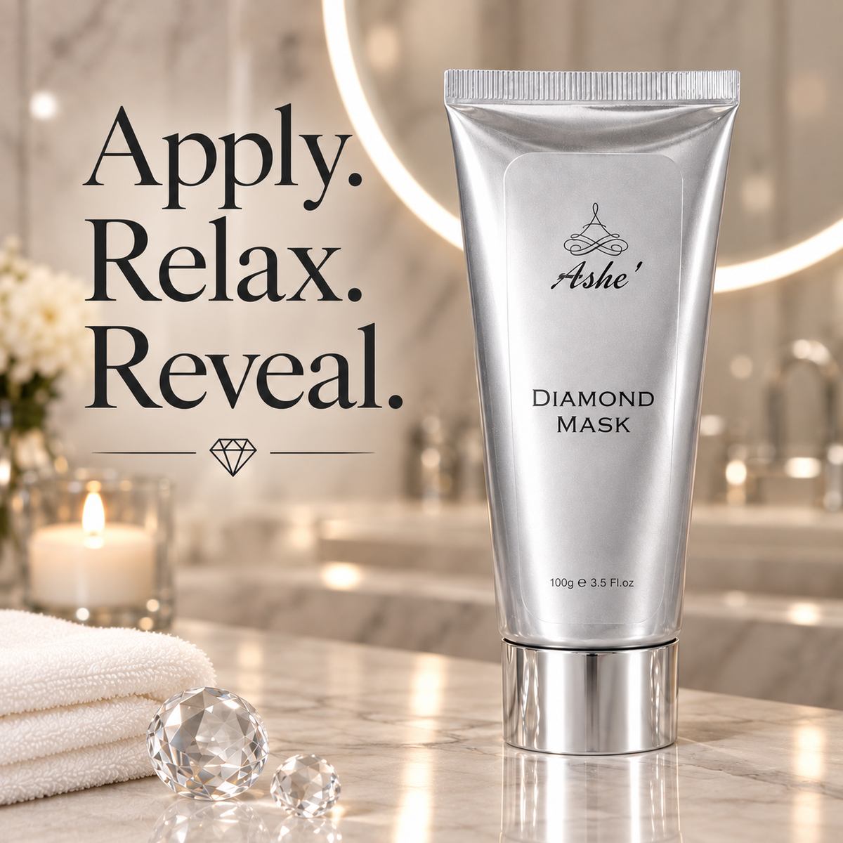 Ashé Diamond Mask – Firming & Radiance Face Mask