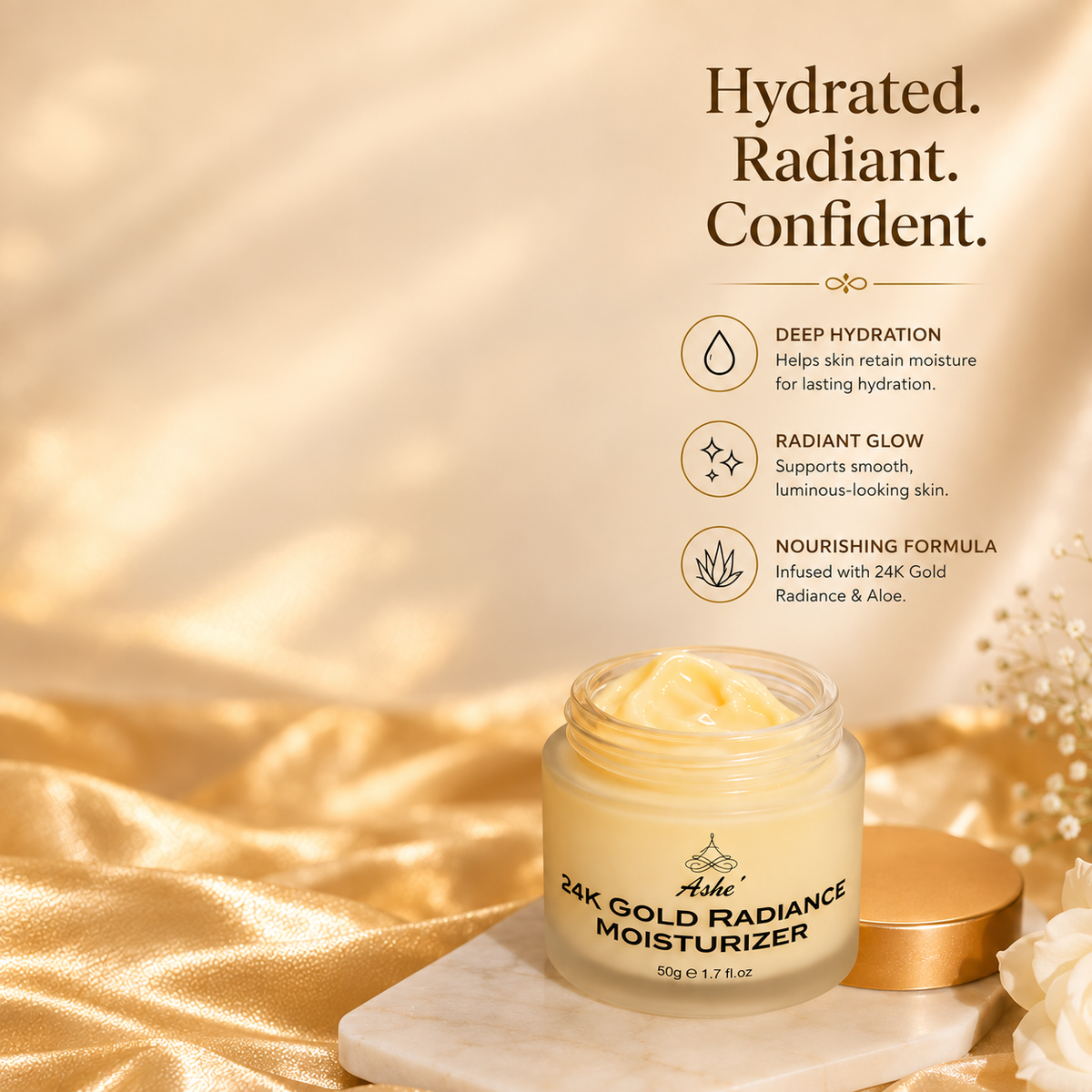 Ashé 24K Gold Radiance Moisturizer