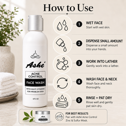 Ashé Acne Control Face Wash