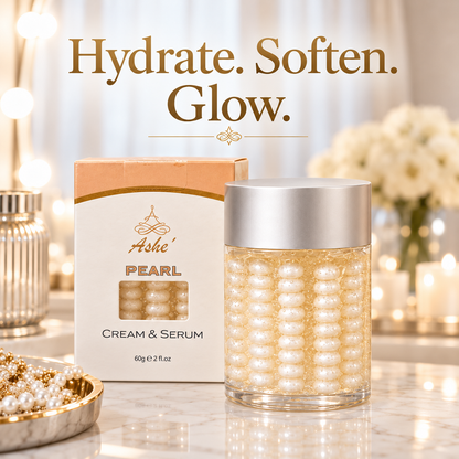 Ashé Pearl Cream & Serum – Hydrating Pearl Facial Treatment
