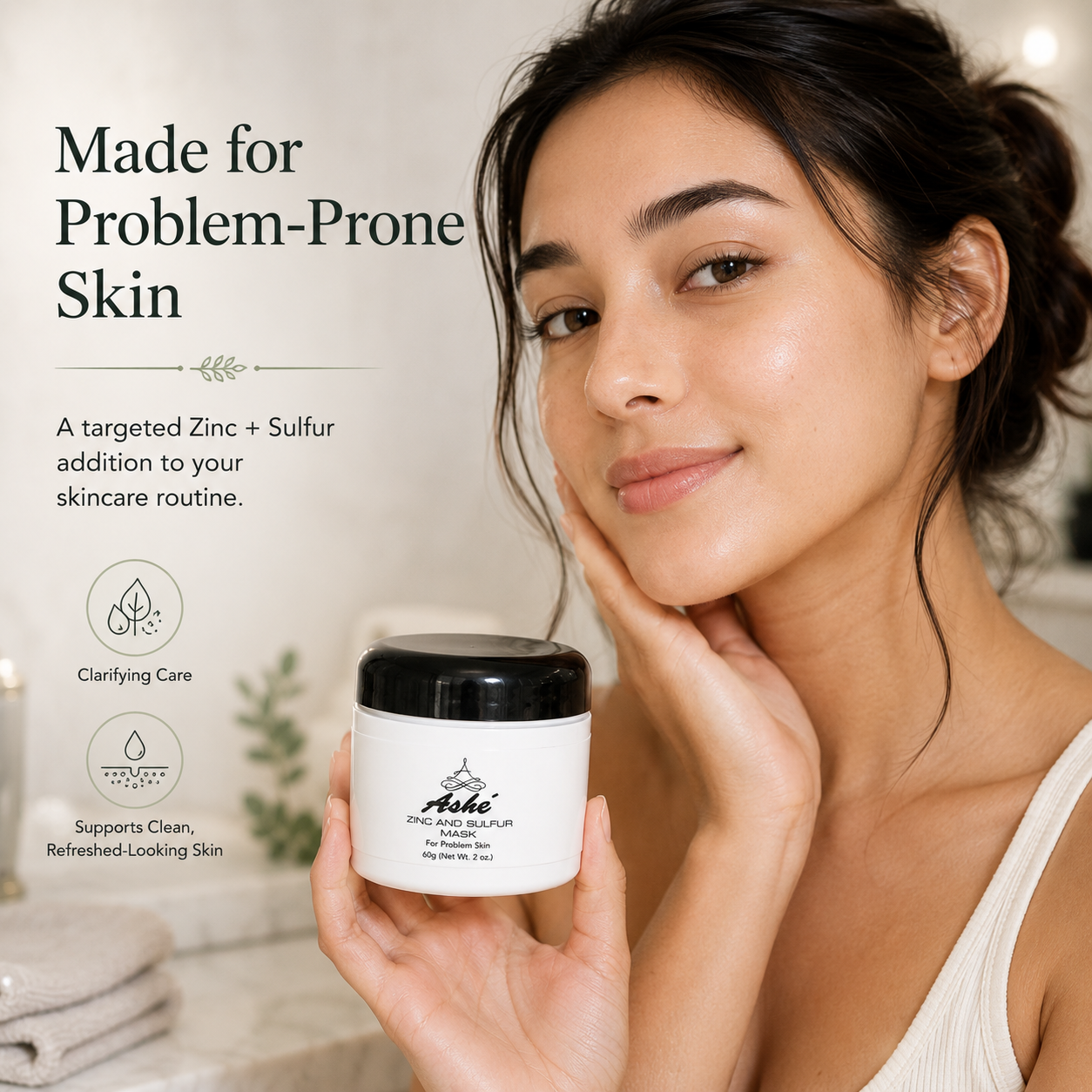 Ashé Zinc & Sulfur Mask for Problem Skin